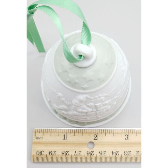 Lladro 1988 Christmas Bell Ornament Box & Certificate Porcelain Santa Reindeer - Picture 11 of 11